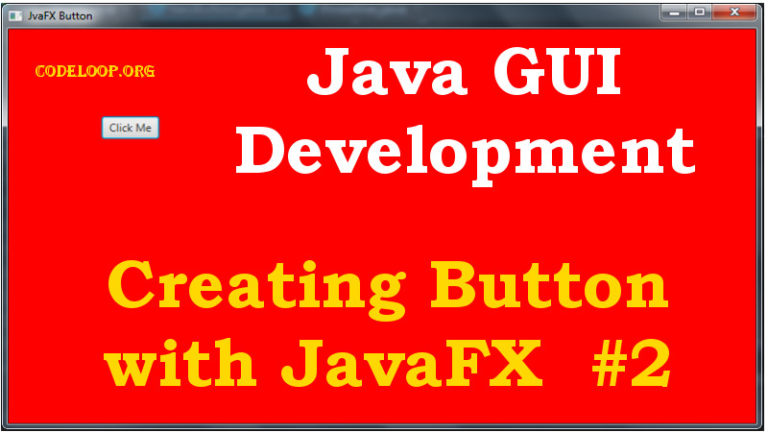 Javafx Gui Development Archives Codeloop