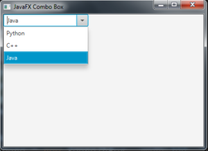 Java Gui Creating Combobox In Javafx Codeloop