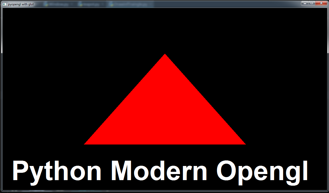 Modern Opengl With Python