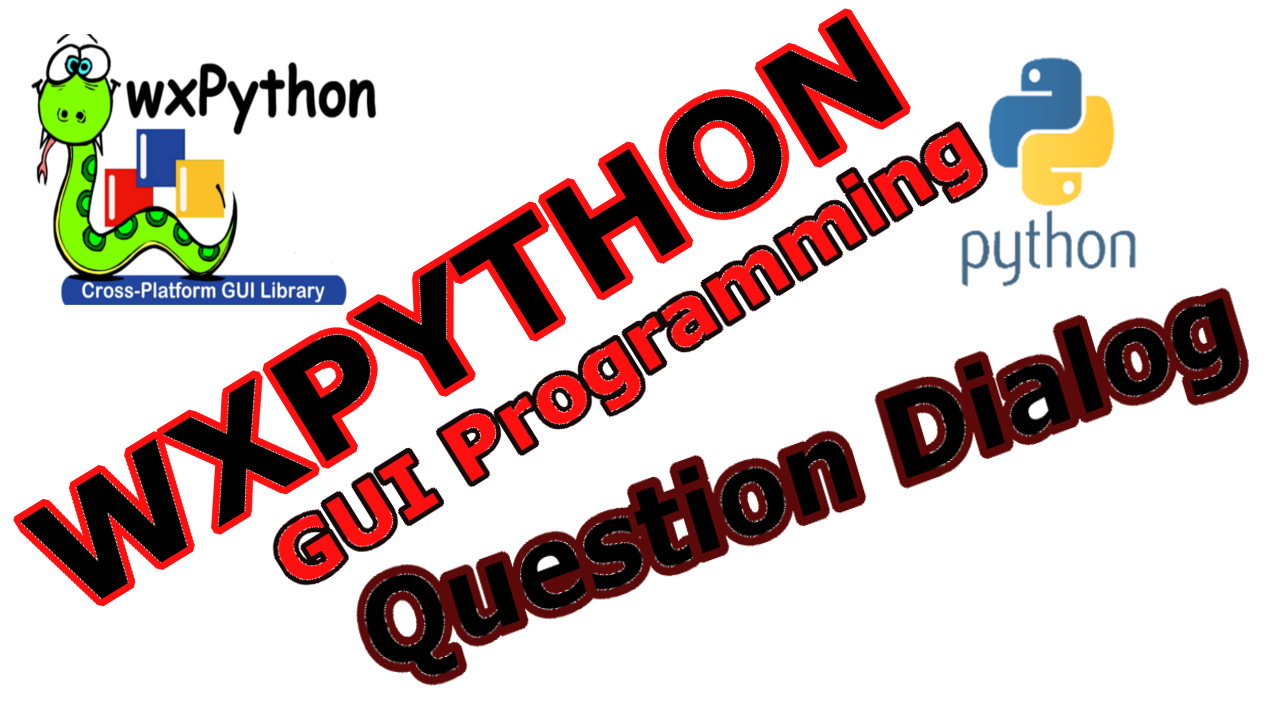 wxPython Question Dialog