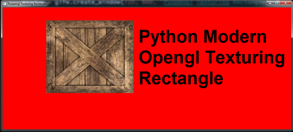 Pyopeng Texturing Rectangle