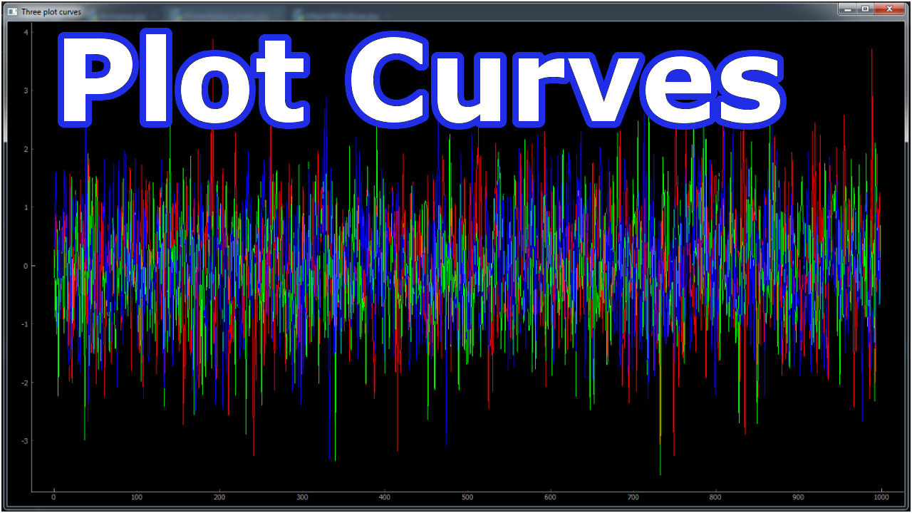 Pyqtgraph Plotting Curves