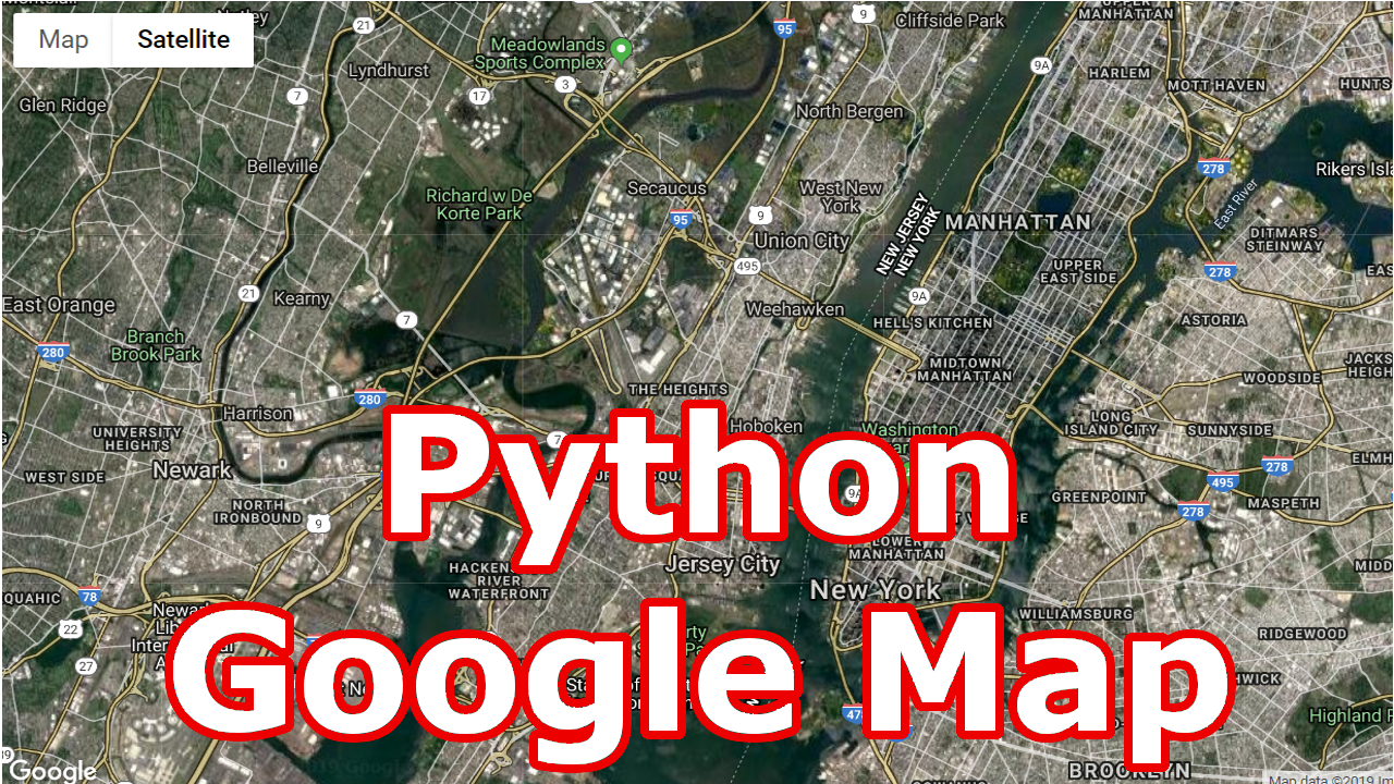 Python Google Map