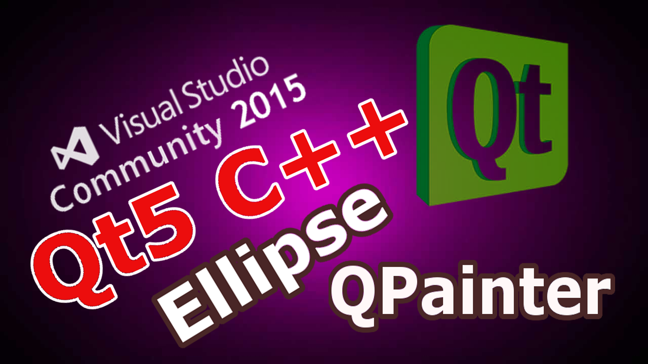 Qt5 Drawing Ellipse