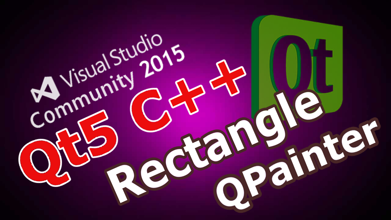 Qt5 Drawing Rectangle