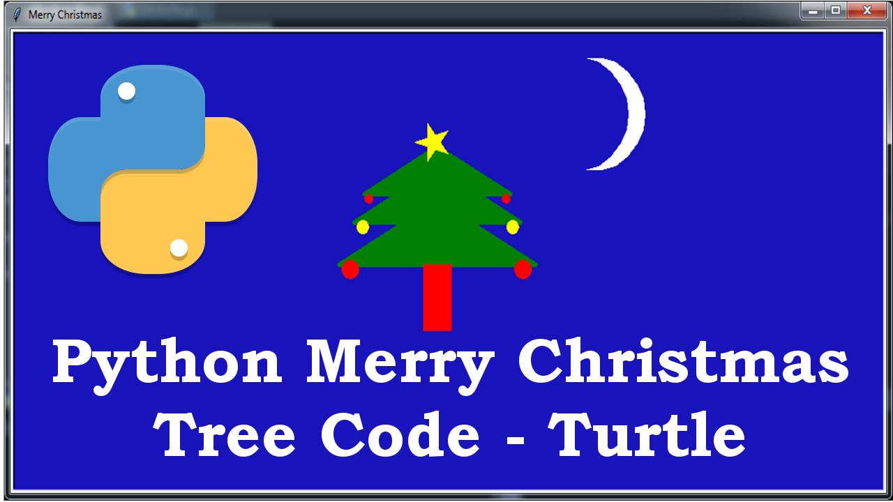 Python Turtle Merry Christmas