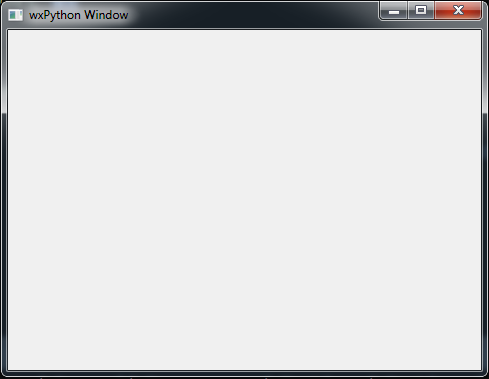 wxPython Window Example