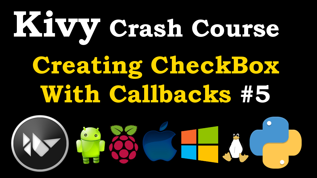 How To Create CheckBox In Kivy