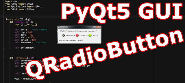 PyQt5 Creating QRadioButton With Toggled Signal