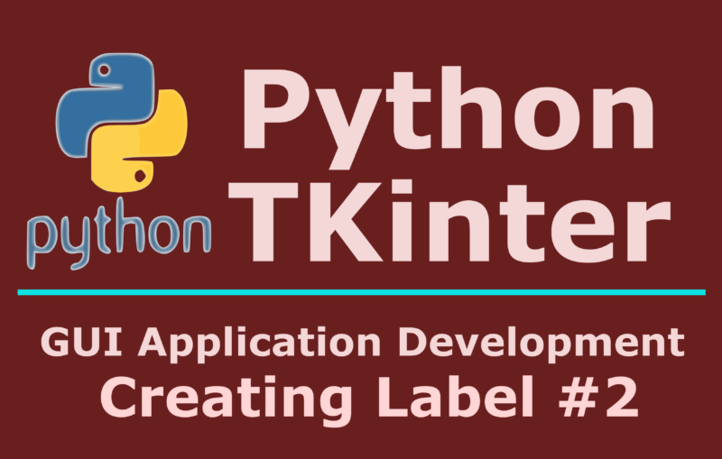 Python TKinter Label