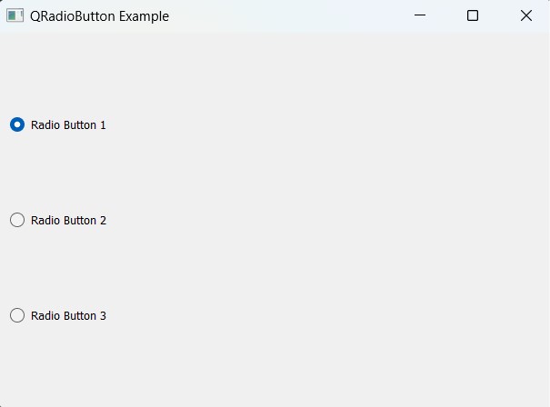 PyQt5 Creating QRadioButton With Toggled Signal