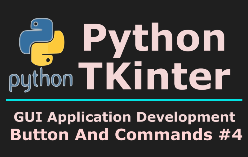 Python Tkinter GUI Buttons Example With Commands