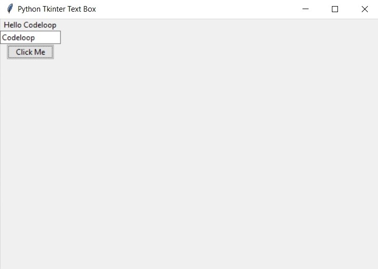 How To Create Textbox In Python Tkinter Codeloop 2273