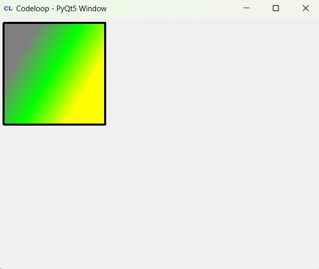 Introduction To PyQt5 QLinearGradient Color