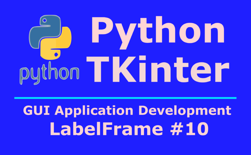 Python TKinter Creating Label Frame