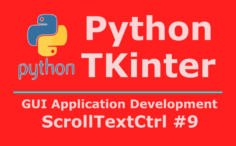 How To Create ScrollTextArea In TKinter Python