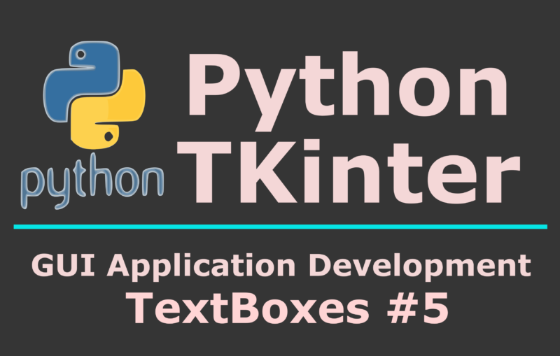 How To Create TextBox In Python TKinter