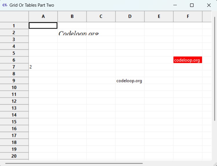 Python GUI Customizing Table in wxPython