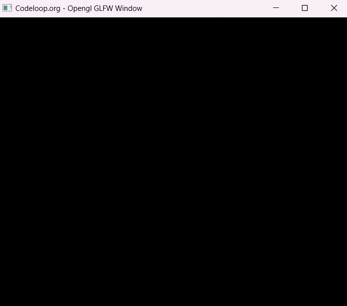 Python Modern Opengl GLFW Window