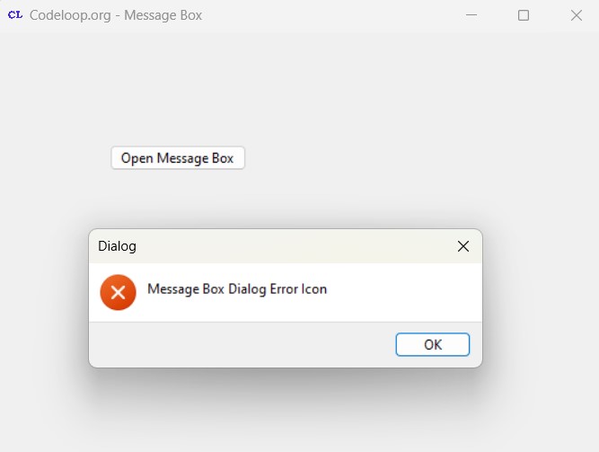 How To Create MessageBox in wxPython