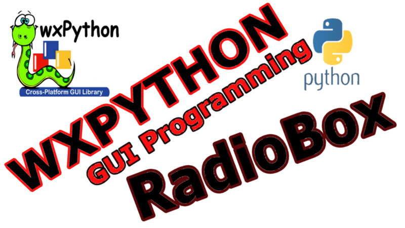 RadioBox in Python with wxPython