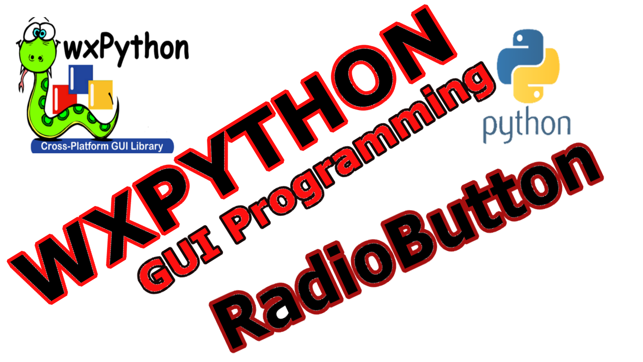 RadioButton Example in Python GUI with wxPython