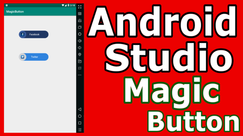 Android Studio Magic Button Creation