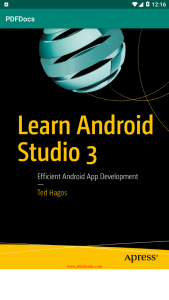 Android Studio How To Create PDF Book Application