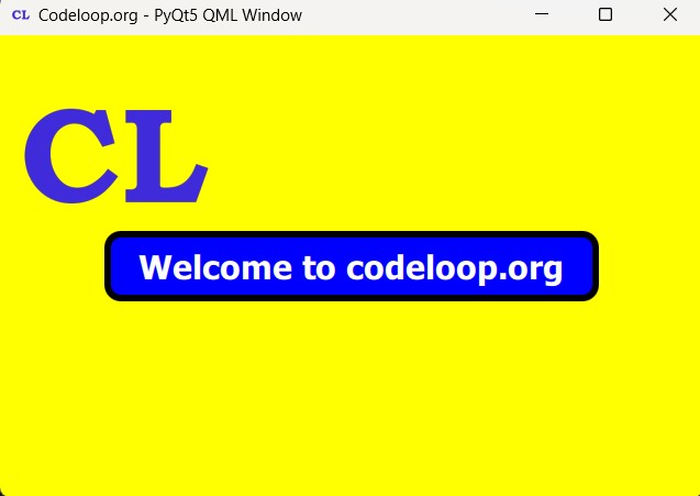 PyQt5 QtQuick Loading Image In Window