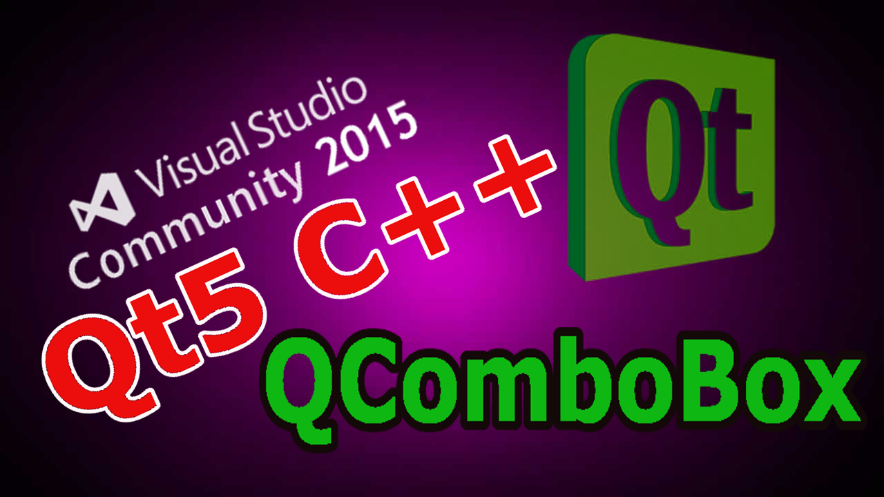 Qt5 ComboBox Creation