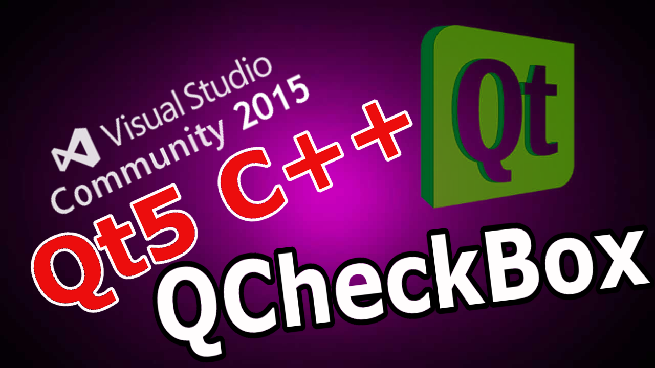 Qt5 C++ QCheckBox