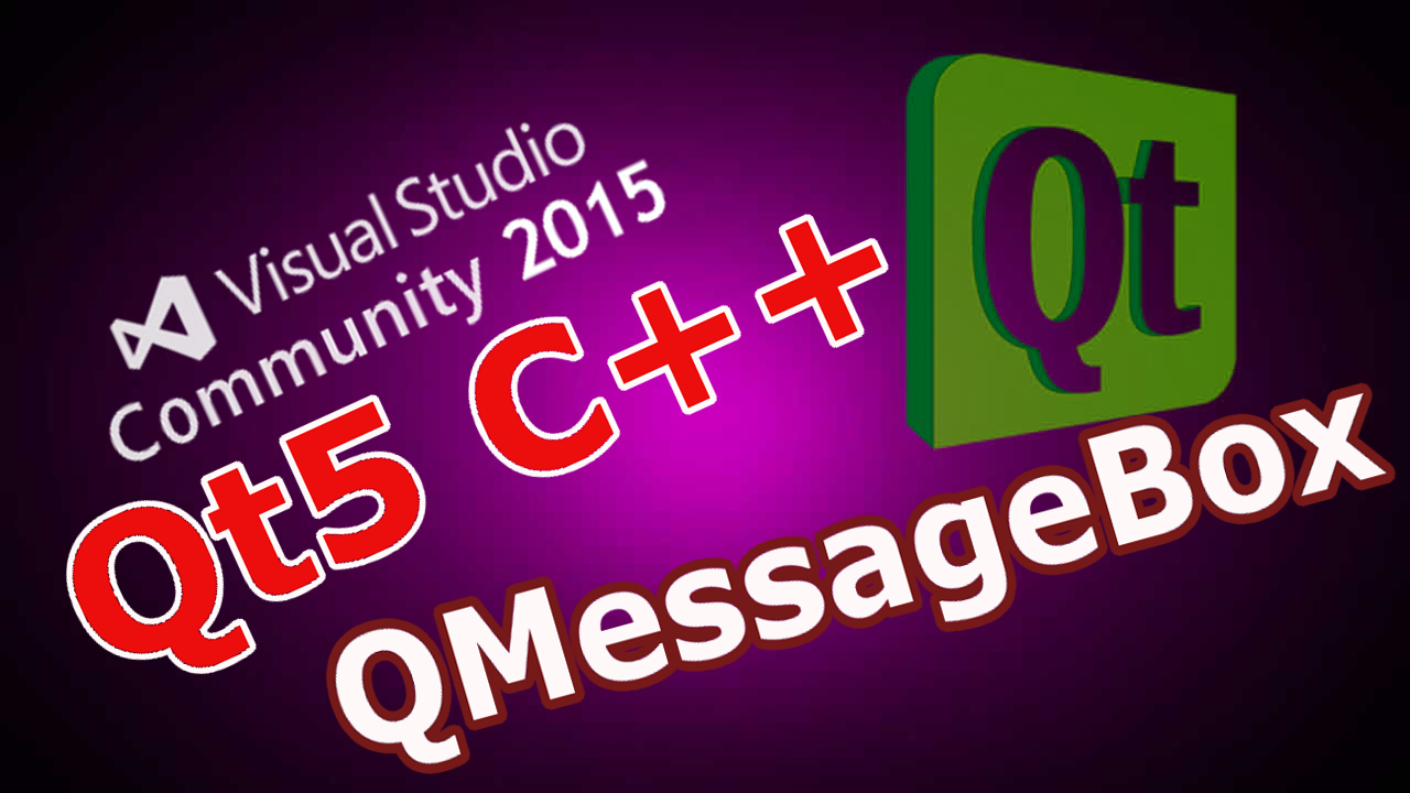 Qt5 C++ QMessageBox