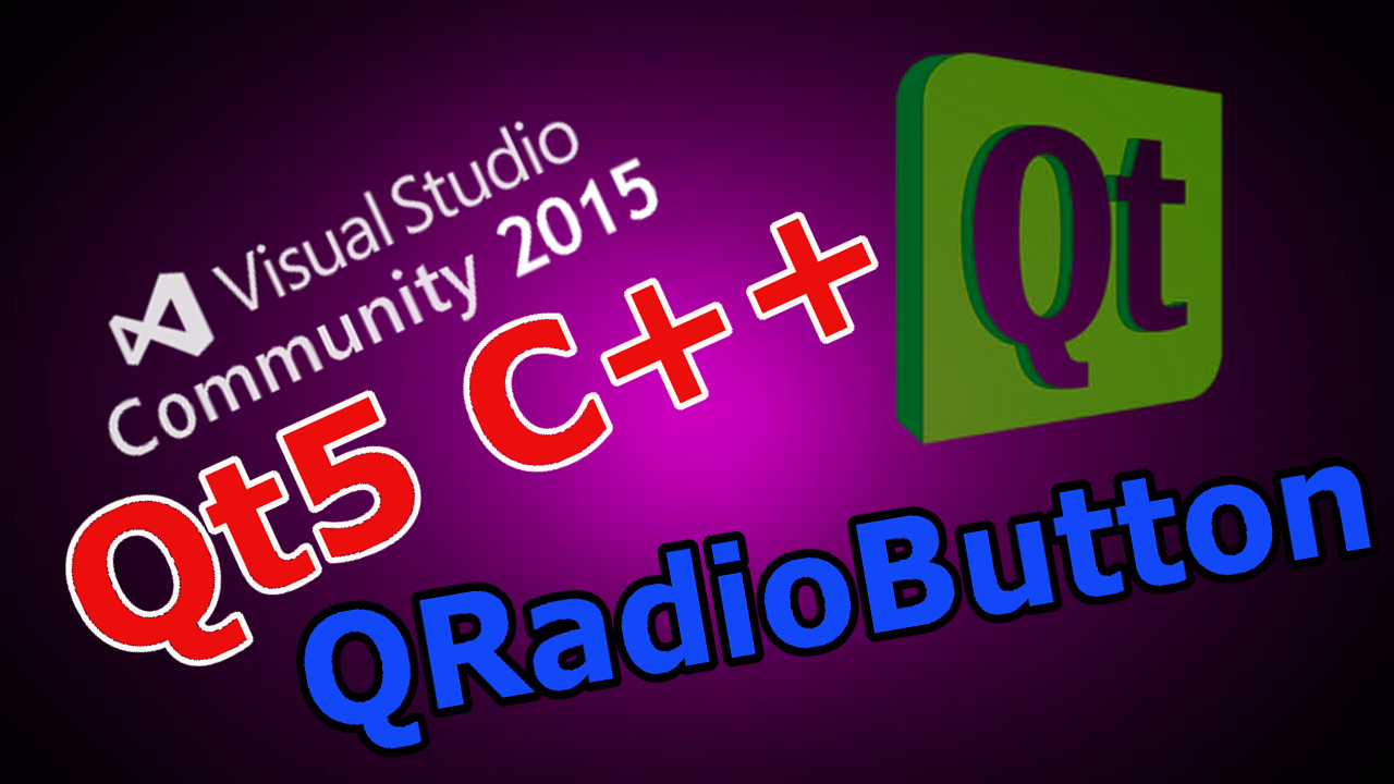 Qt5 QRadioButton Example
