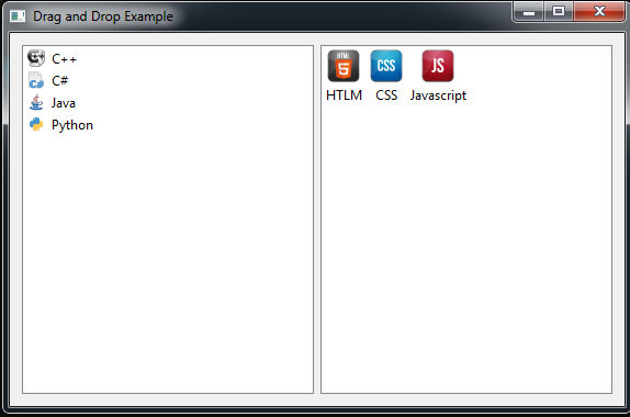 PyQt5 How To Make Drag And Drop Application