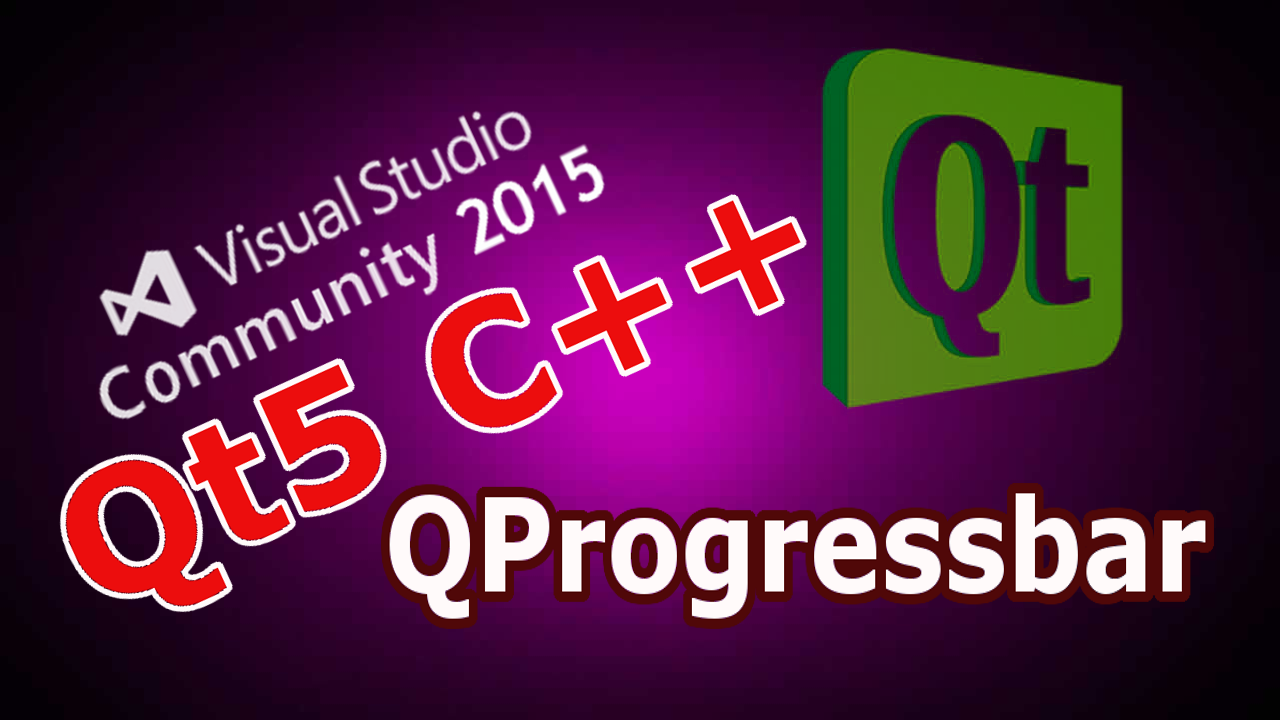 Qt5 QProgressbar Creation