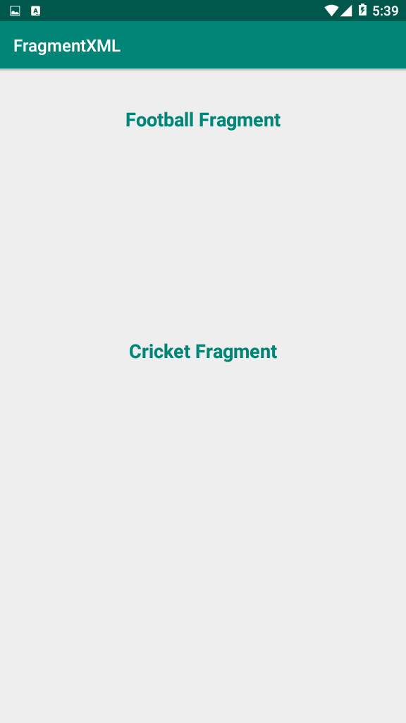 Android Studio Fragment Introduction