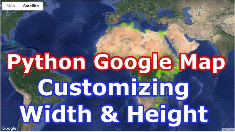 Python Google Map