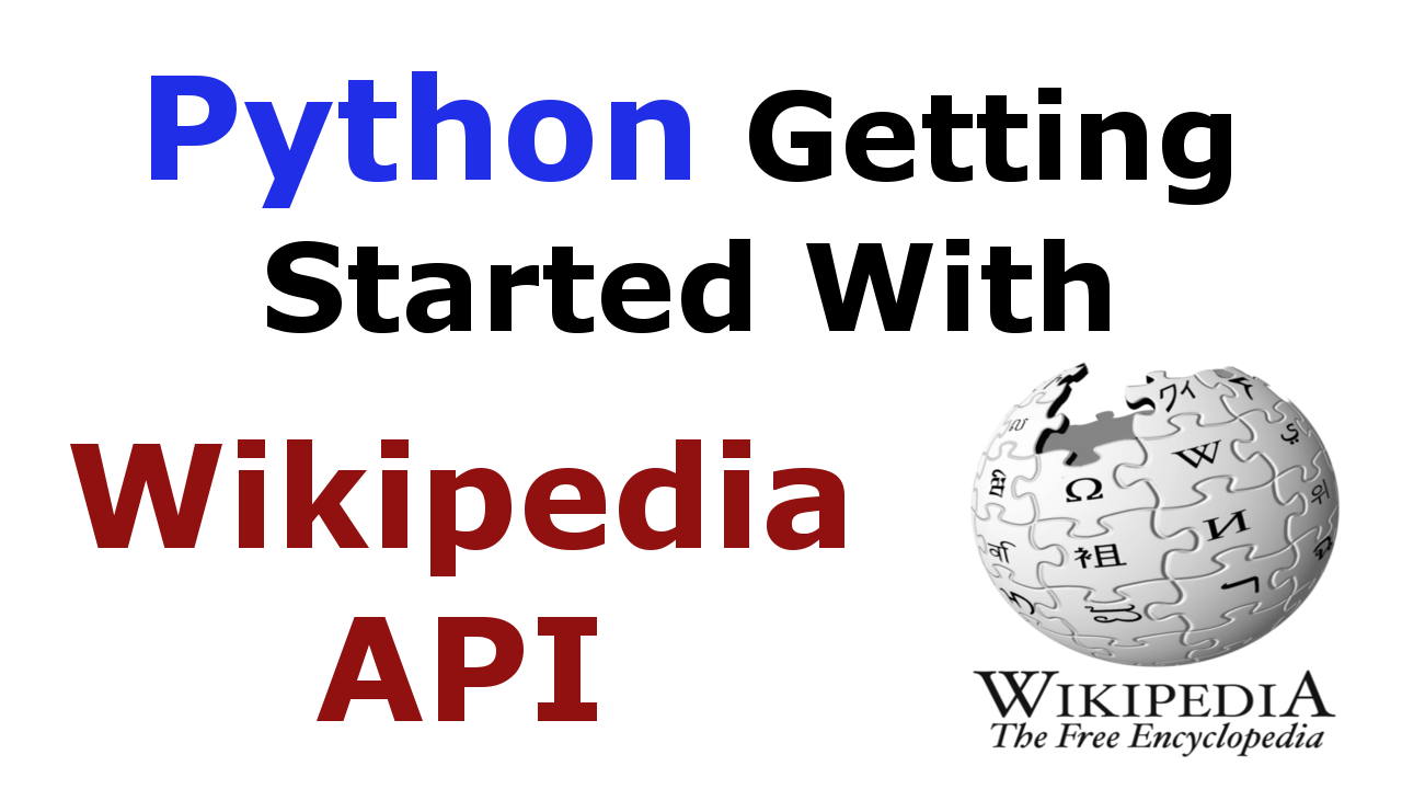 Python Getting Started with Wikipedia API