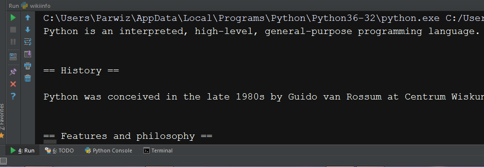 Python Wikipedia Extracting Metadata Of The Page