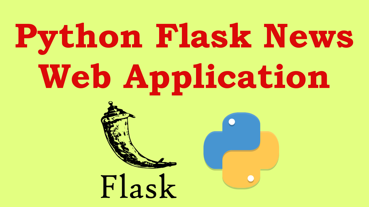 Python Flask News Web Application