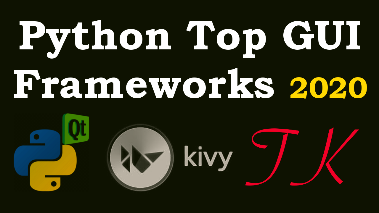 Python Top GUI Frameworks For Learning