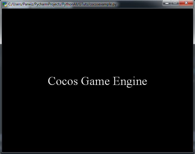 Cocos2D Game Engine Example