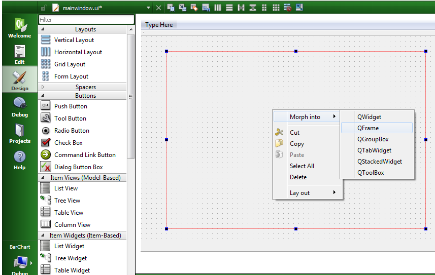 Qt5 QtChart