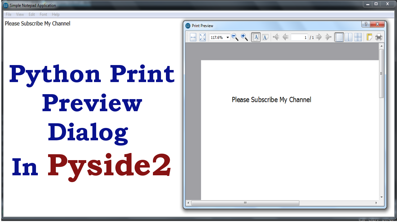 Create Print Preview Dialog In Pyside2