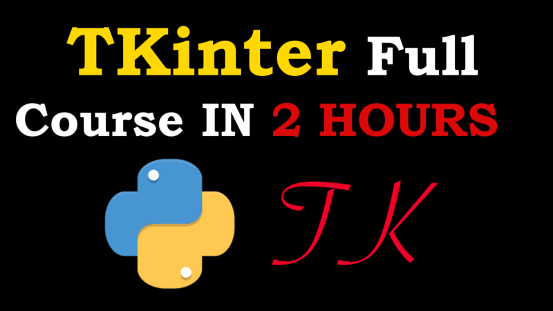 Python TKinter Tutorial for Beginners | Python GUI