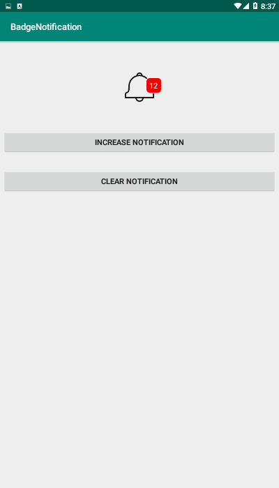 Android Studio Creating Notification Badge