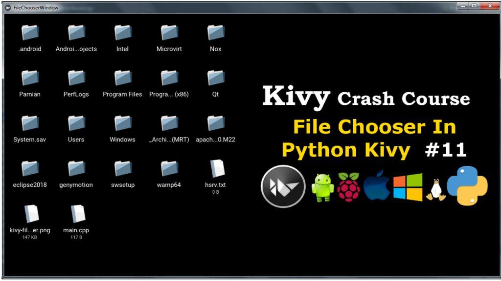 Kivy FileChooser