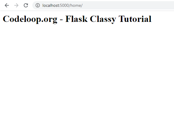 Flask-Classy Example