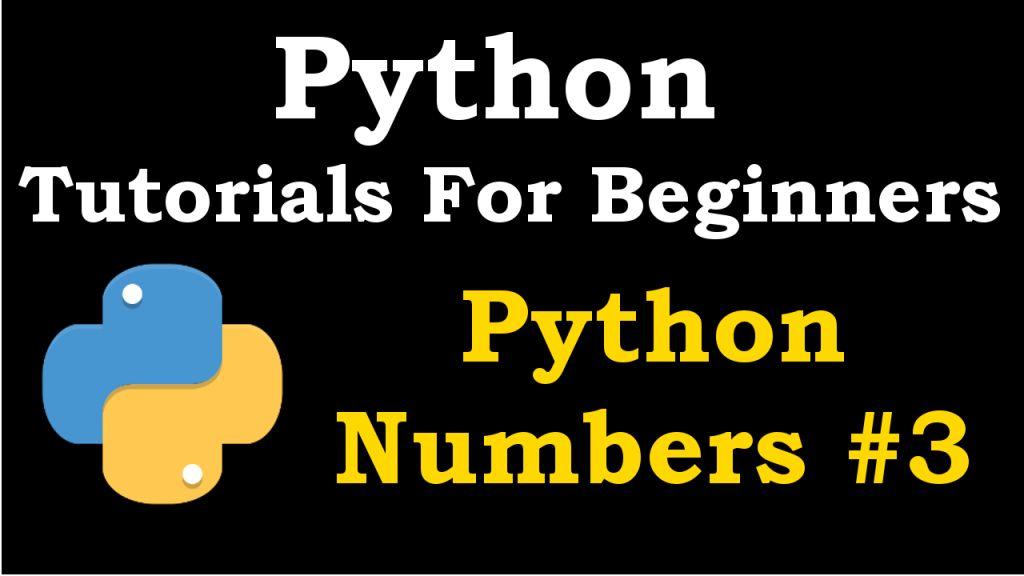 Python Data Types - Python Numbers