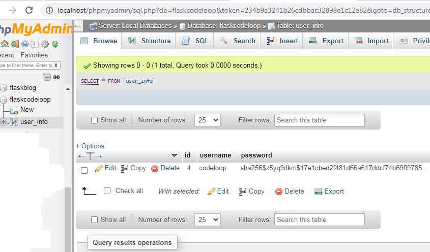 Flask Mysql 